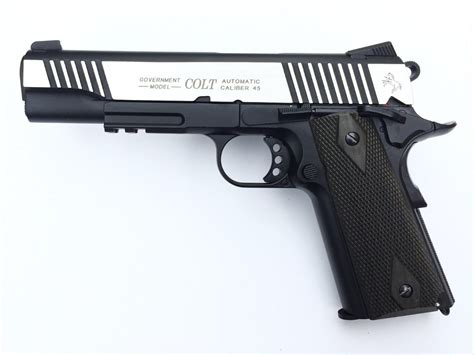 Replica Colt M1911 full metal dual tone - CyberGun - magazin Squad Store