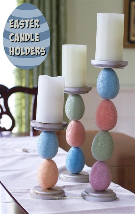 DIY Easter Candle Holders Tutorial (Step By Step Tutorial)