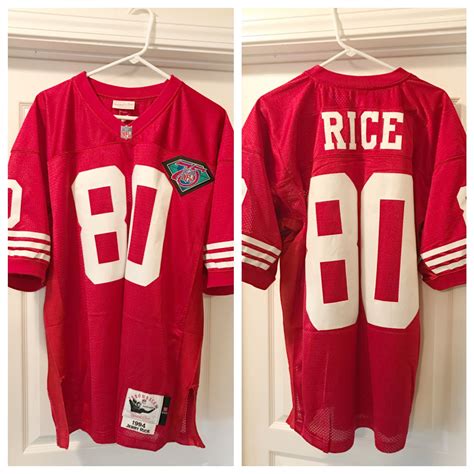 1984 Jerry Rice Authentic Throwback, 2016 Mitchell and Ness.com ...