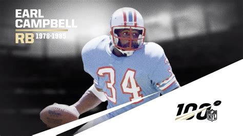 NFL All-Time Team: Earl Campbell