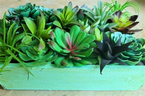 DIY Fake Succulent Pottery Barn Wall Art Dupe - At Jenny's Place