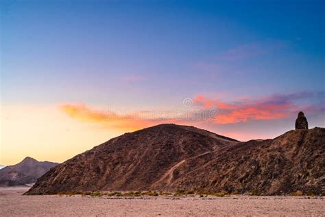 Colorful Sunset in the Sahara Desert Stock Photo - Image of blue ...