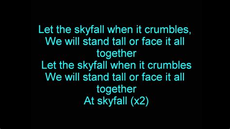 Adele Skyfall Lyrics - YouTube