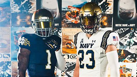 Notre Dame, Navy Unveil Alternate Uniforms For Aug. 26 Game In Ireland ...