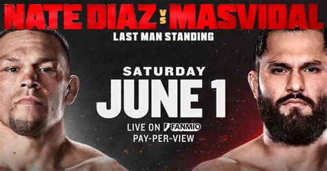 Nate Diaz Jorge Masvidal Rematch: A Clash of MMA Titans