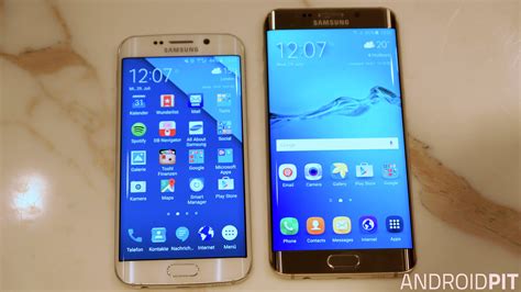 Samsung Galaxy S6 Edge vs S6 Edge+ comparison