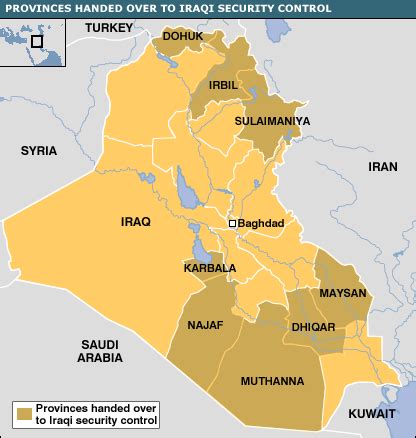 Iraq Map Karbala