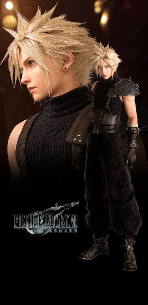 Final Fantasy VII Remake Cloud Version 2 Wallpaper | Cat with Monocle ...