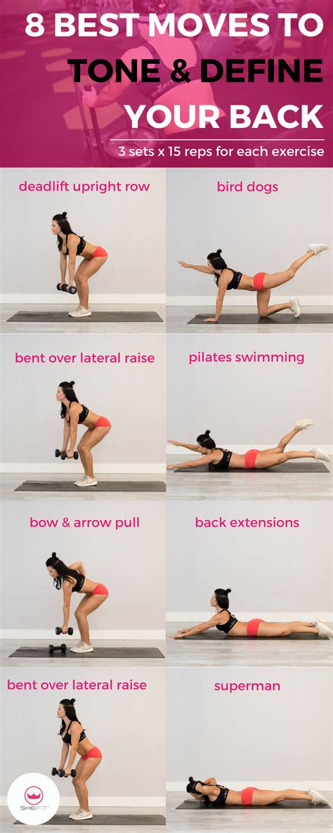 8 Awesome Exercises for Back Workouts at Home – SHEFIT