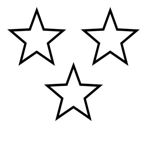 3 Balls Clipart Black And White Star