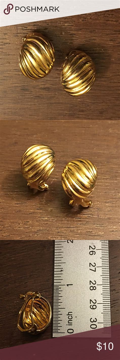 Milor Gold Swirl Earrings - Pierced | Swirl earrings, Earrings, Swirl