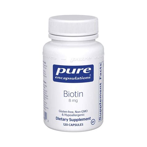 Biotin for Hair, Skin & Metabolism by Pure Encapsulations