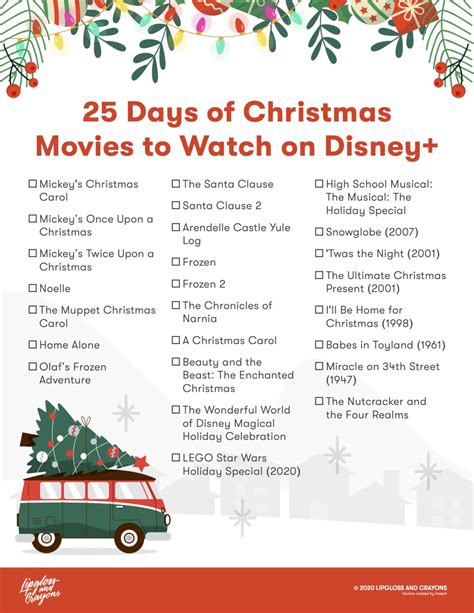 25 Days of Christmas Disney+: The Ultimate Watch Guide - Lipgloss and ...