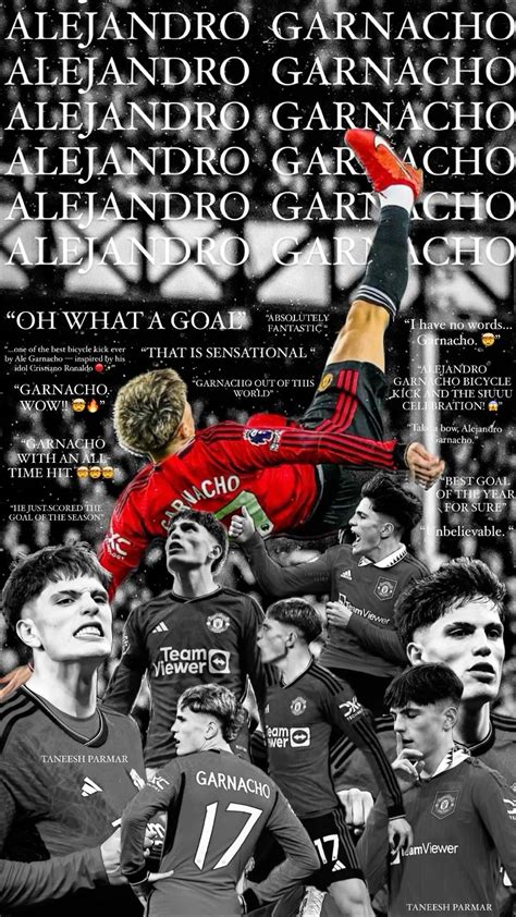 Wallpaper of Garnacho Bicycle Kick