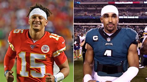 Patrick Mahomes and Jalen Hurts to be first Black quarterbacks to face off at the Super Bowl ...