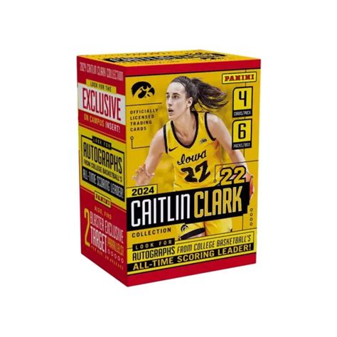 2024 PANINI CAITLIN Clark Collection Basketball Trading Card Sealed Blaster Box $53.51 - PicClick CA