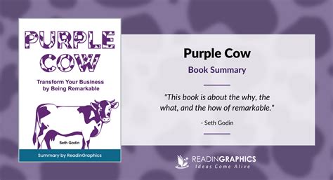 Book Summary - Purple Cow: Transform Your Business by Being Remarkable