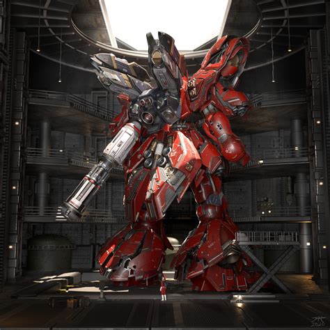 Aaron Han 한승수 - MSN-04 SAZABI | Mobile Suit Gundam: Char's Counterattack