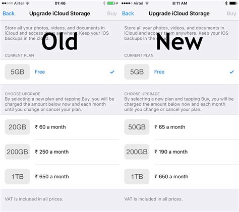 New iCloud Storage Pricing for India (Updated) • Nuclear Bits