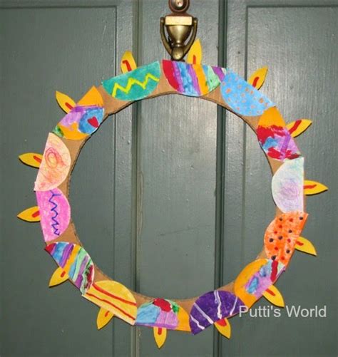 Paper Diya Lamps Garland... ~ Putti's World -kids-activities