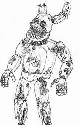 Five Night At Freddy 3 Spring Trap Coloring Pages sketch template