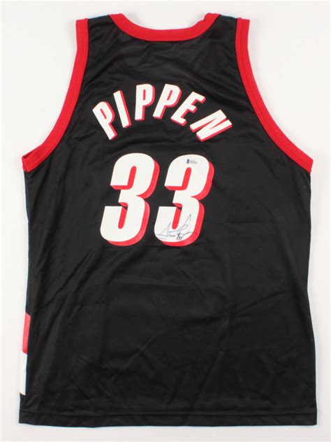 Scottie Pippen Signed Portland Trail Blazers Jersey (Beckett COA ...