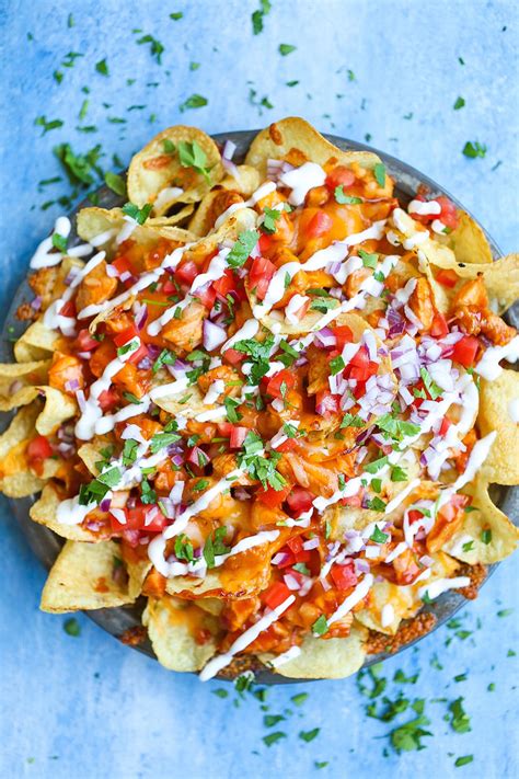 Loaded BBQ Chicken Nachos - Damn Delicious