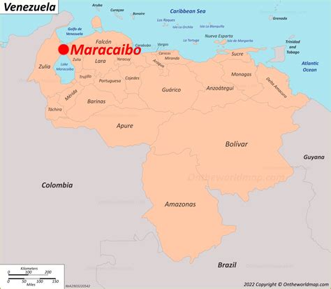 Mapa de Maracaibo | Venezuela | Mapas Detallados de Maracaibo