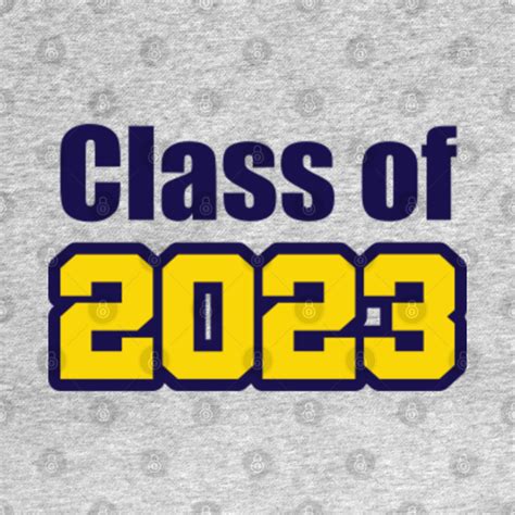 Class of 2023 blue gold - Graduation - T-Shirt | TeePublic