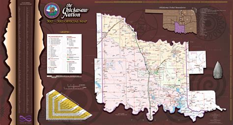 Chickasaw Nation Map - Cartography & Publishing Services (GISCAPS)