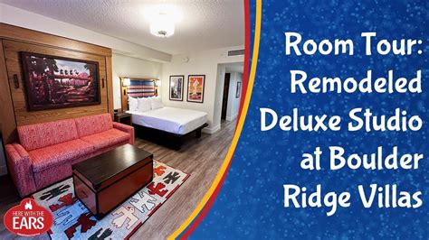 Boulder Ridge - NEW Refurbished Deluxe Studio - Room Tour - YouTube