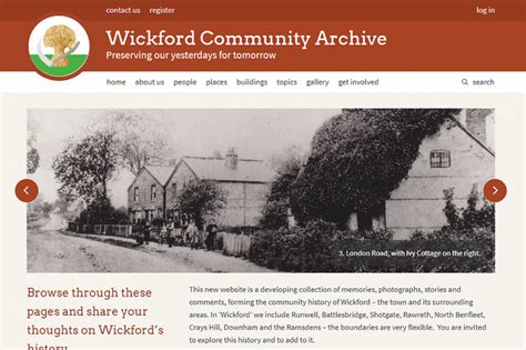 Wickford History | Projects, websites and catalogues | CommunitySites