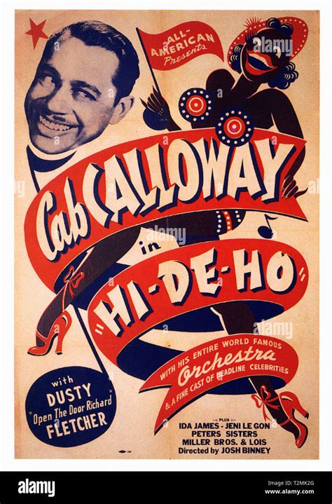 Cab Calloway - Vintage concert poster Stock Photo - Alamy