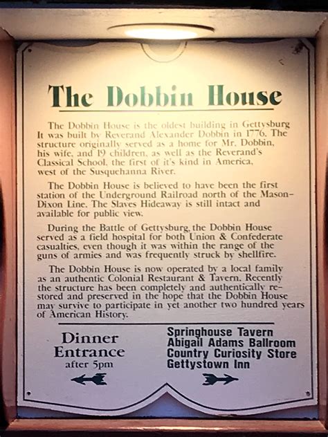 Dobbin House Tavern | Historical Dining In Gettyburg | Journeys with Jenn