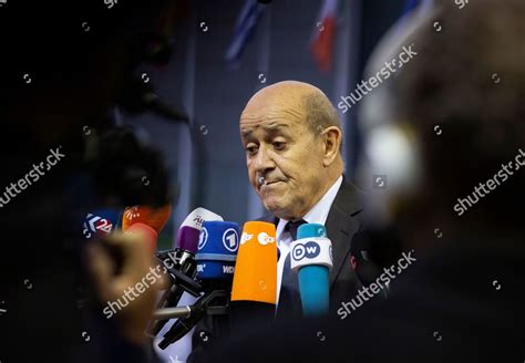 French Foreign Minister Jeanyves Le Drian Editorial Stock Photo - Stock ...