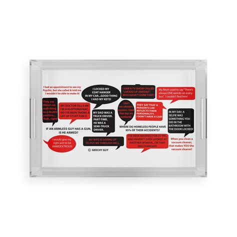 DAD JOKES TRAY Geechy Guy Acrylic Serving Tray Red 16 Original - Etsy