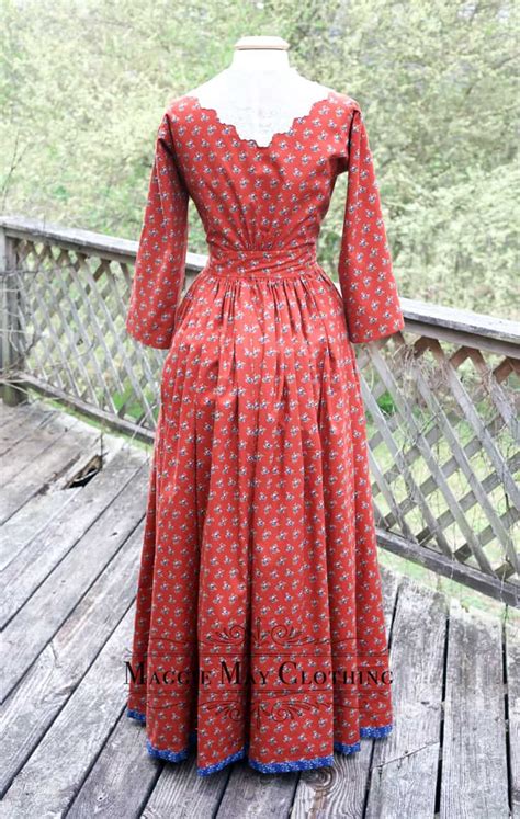 1870s homesteader dress – Maggie May Clothing- Fine Historical Fashion