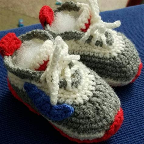 Crochet Nike Baby Shoes Pattern