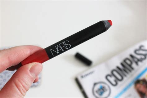 NARS Velvet Matte Lip Pencil in Dragon Girl review - Oomph London