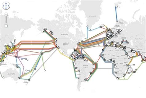 Incredible Submarine cable map 3D 🗺️ 2022 - InfoWorldMaps