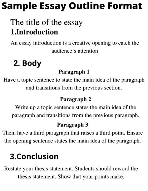 Essay Outline Format, Writing Outline, Article Writing, Essay Writing, Body Paragraphs, Topic ...