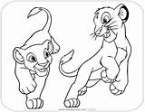 Lion King Simba And Nala Coloring Pages sketch template
