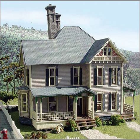 Dubois House Kit by Laser Art Structures, HO Scale | Kit homes, Ho scale buildings, Model ...