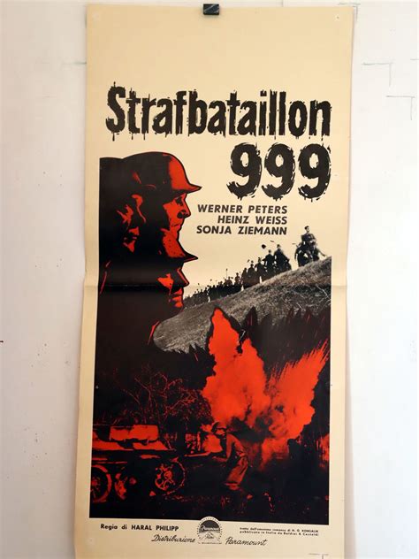 "STRAFBATAILLON 999" MOVIE POSTER - "STRAFFBATALJON 999" MOVIE POSTER