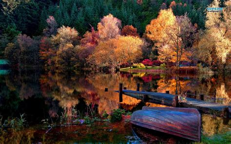 in the woods | Lake in the woods wallpaper - Nature wallpapers - #15494 ...