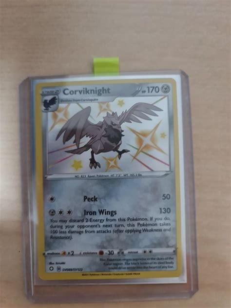 Shiny Corviknight, Hobbies & Toys, Toys & Games on Carousell