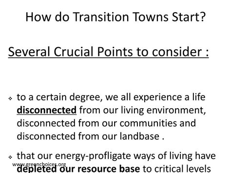 PPT - What are Transition Towns? PowerPoint Presentation, free download - ID:5911360