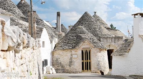 Photo on the Map: Alberobello, Italy • Camera & Carry On