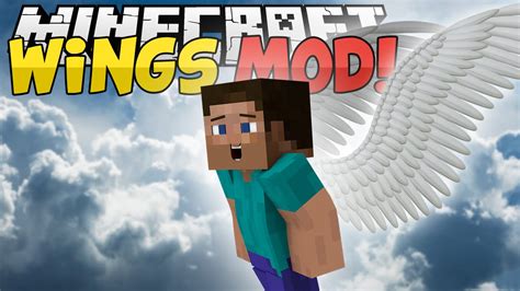 Minecraft Mods | WINGS MOD!!! | Fly through the sky! | Mod Showcase ...