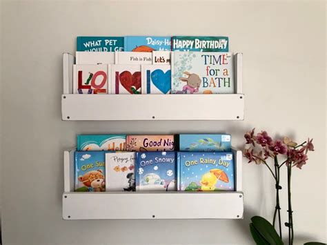 Kids Nursery Bookshelves Wall Mounted Bookshelf Wall Mounted | Etsy